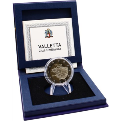 Malte 2 Euro 2026 PP La Valette - Villes fortifiées dans un coffret avec certificat