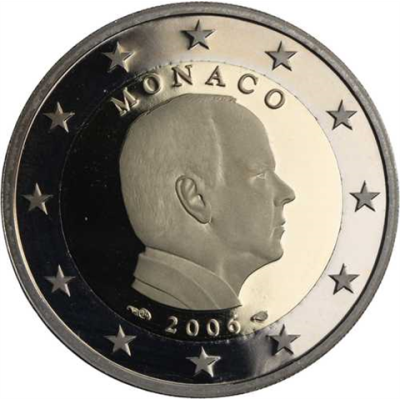 Monaco 2 Euro 2006 Preuve Prince Albert