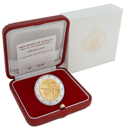 Monaco 2 Euro 2016 PP 150e anniversaire de la fondation de Monte-Carlo en étui