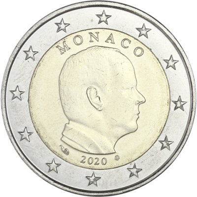 Monaco 2 Euro 2020 bfr Prince Albert