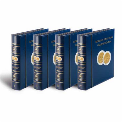 Album pour pièces Classic-OPTIMA « Pièces commémoratives de 2 euros d'Europe » avec étui de protection