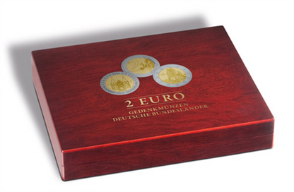 Étui à monnaie VOLTERRA TRIO deLuxe pour 2 euros des États fédéraux allemands