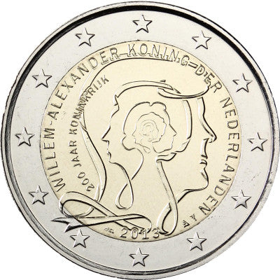Pays-Bas 2 Euro 2013 bfr. 200 ans du royaume - Guillaume Ier.