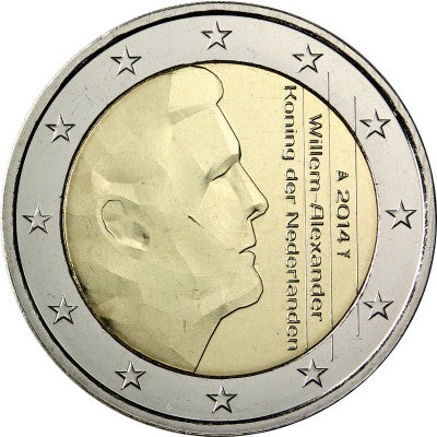 Pays-Bas 2 Euro 2014 Roi Willem-Alexander