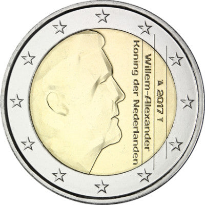Pays-Bas 2 Euro 2017 Roi Willem-Alexander