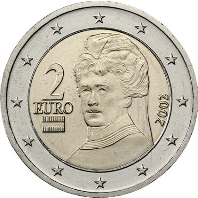 Autriche 2 Euro 2002 Bertha von Suttner