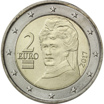 Autriche 2 Euro 2017 Bertha von Suttner