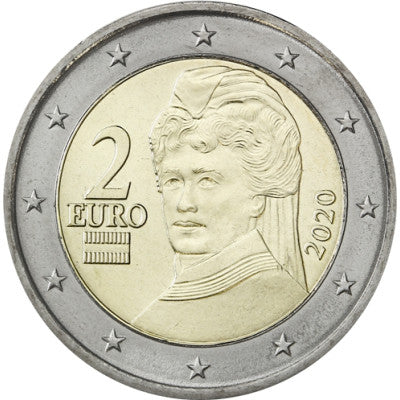 Autriche 2 Euro 2020 Bertha von Suttner
