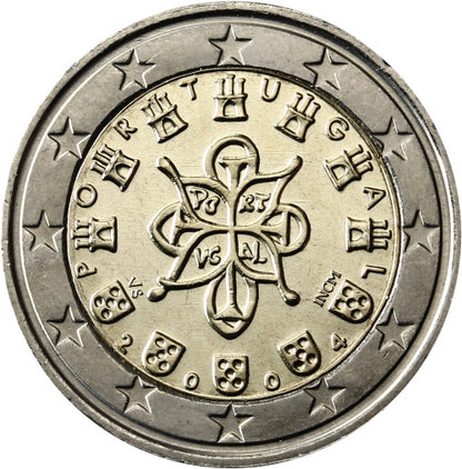 Portugal 2 euros 2004 bfr. Sceau Royal