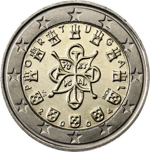 Portugal 2 euros 2004 bfr. Sceau Royal