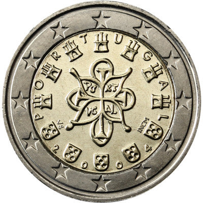 Portugal 2 euros 2004 bfr. Sceau Royal