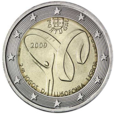 Portugal 2 euros 2009 bfr. Jeux de Lusophonie