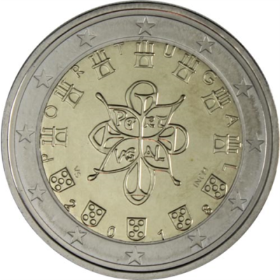 Portugal 2 Euro 2018 stgl. Sceau Royal