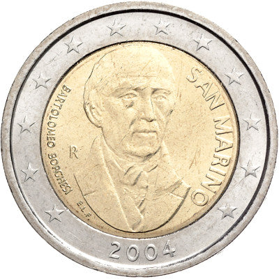 Saint-Marin 2 Euro 2004 "Bartolomeo Borghesi" dans le dossier