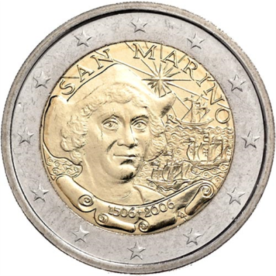 Saint-Marin 2 Euro 2006 - Christophe Colomb