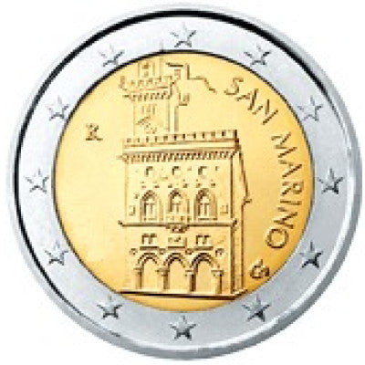Saint-Marin 2 Euro 2010 bfr. Palais du Gouvernement