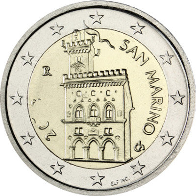 Saint-Marin 2 Euro 2012 bfr. Palais du Gouvernement