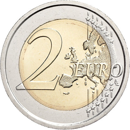 Saint-Marin 2 euros 2015 Anniversaire de l'unité allemande en carte de monnaie