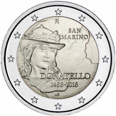 Saint-Marin 2 Euro 2016 - 550e anniversaire de la mort de Donatello