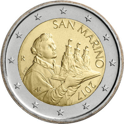 San Marino 2 Euro 2017 « Saint Marinus » - Nouveau design