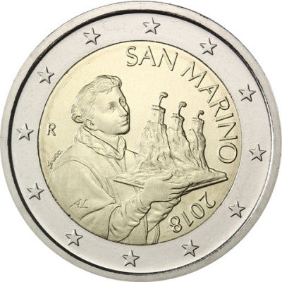 San Marino 2 Euro 2018 bfr. Saint Marinus