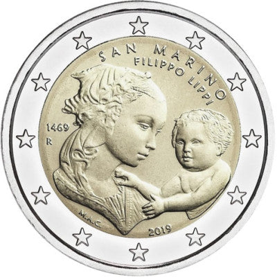 Saint-Marin 2 Euro 2019 "Filippo Lippi"
