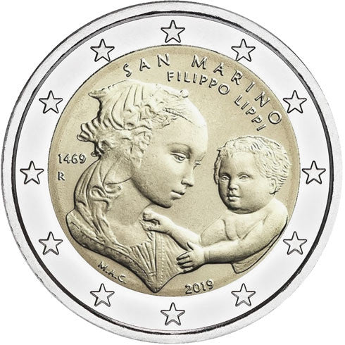 Saint-Marin 2 Euro 2019 "Filippo Lippi"