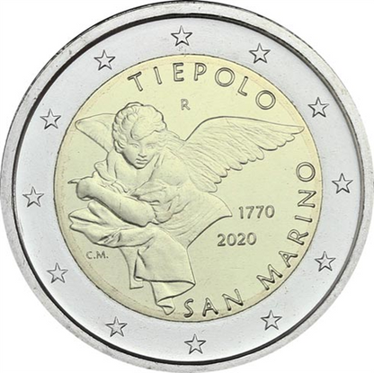 Saint-Marin 2 Euro 2020 "Giovanni Battista Tiepolo"