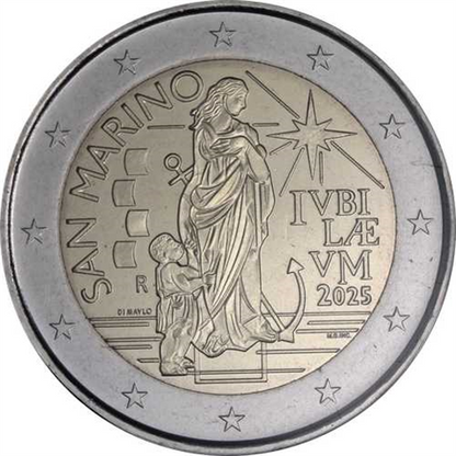 Saint-Marin 2 Euro 2025 Année Sainte 2025 – Pèlerins de l'Espoir