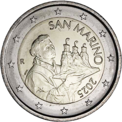 Pièce de 2 euros de Saint-Marin (2025) - Saint Marin