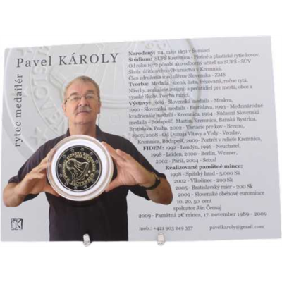 Slovaquie 2 Euro 2009 stgl - Liberté et Démocratie - Pavel Karoly