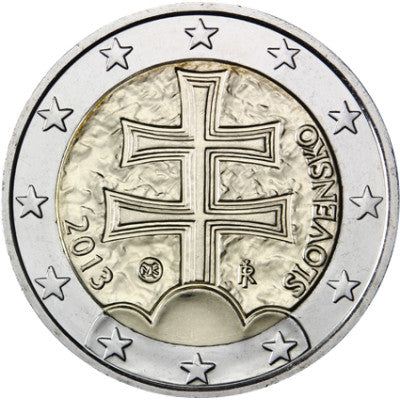 Slovaquie 2 Euro 2013 Double Cross