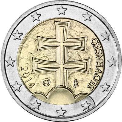 Slovaquie 2 Euro 2014 Double Cross