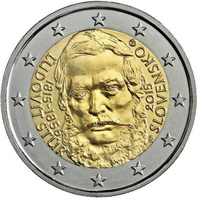 Slovaquie 2 Euro 2015 200ème anniversaire de Ludovit Stur