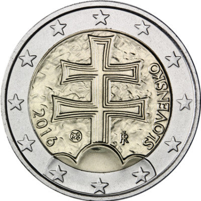 Slovaquie 2 Euro 2016 bfr. Double cross