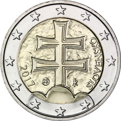 Slovaquie 2 Euro 2017 Double Cross