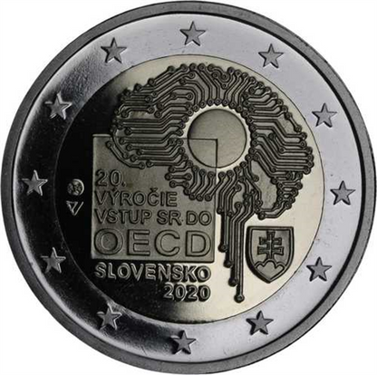 Slovaquie 2 Euro 2020 PP - Adhésion à l'OCDE