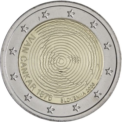 Slovénie 2 Euro 2026 - 150ème anniversaire d'Ivan Cankar