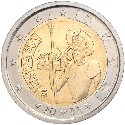 Espagne 2 Euro 2005 Don Quichotte