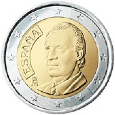 Espagne 2 Euro 2009 bfr. Roi Juan Carlos Ier.