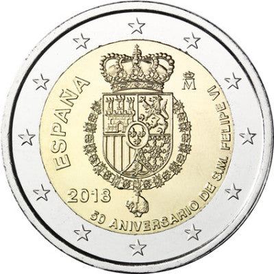 Espagne 2 Euro 2018 avant le 50e anniversaire du roi Felipe VI