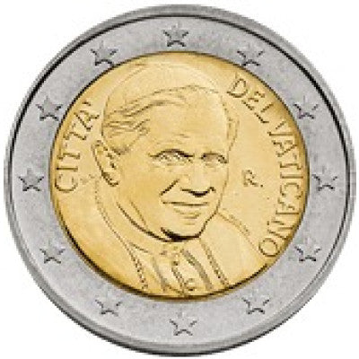 Vatican 2 Euro 2006 bfr. Pape Benoît XVI.