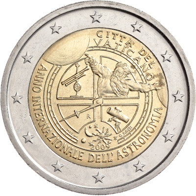 Vatican 2 Euro 2009 Année internationale de l'astronomie