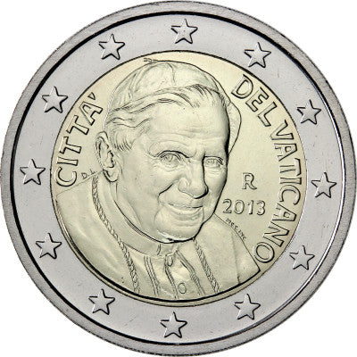 Vatican 2 Euro 2013 Saint-Pierre Pape Benoît XVI.