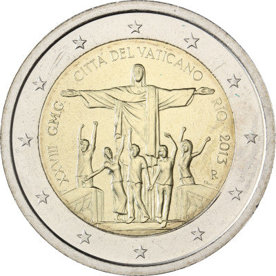 Vatican 2 Euro 2013 Stgl. Journées Mondiales de la Jeunesse à Rio