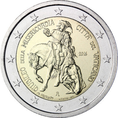 Vatican 2 Euro 2016 Année de la Miséricorde Stable dans la brochure