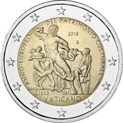 Vatican 2 Euro 2018 Stgl. « Année européenne du patrimoine culturel » dans la brochure