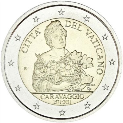 Vatican 2 Euro 2021 Caravage