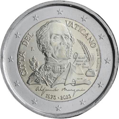 Vatican 2 Euro 2023 Alessandro Manzoni