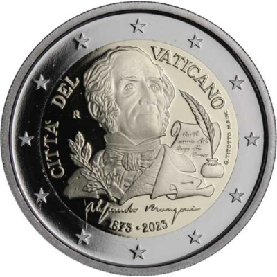 Vatican 2 Euro 2023 BE Alessandro Manzoni